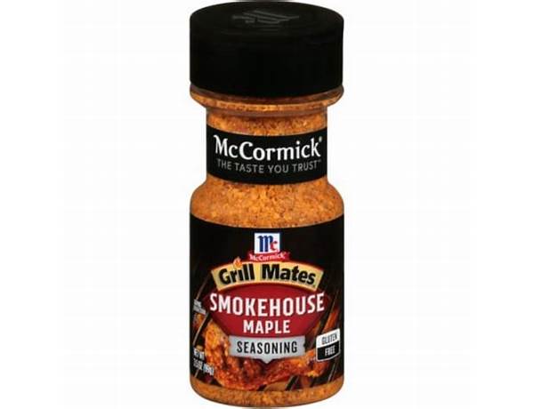 Grill mates smokehouse maple food facts