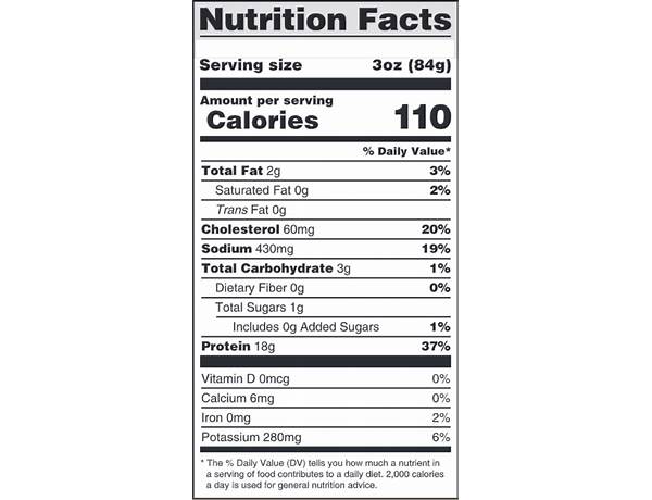 Grilled chicken breast strips nutrition facts