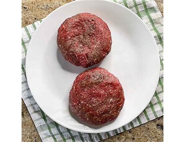 Ground beef patties ingredients