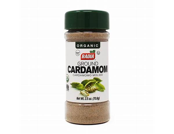 Ground cardamom ingredients