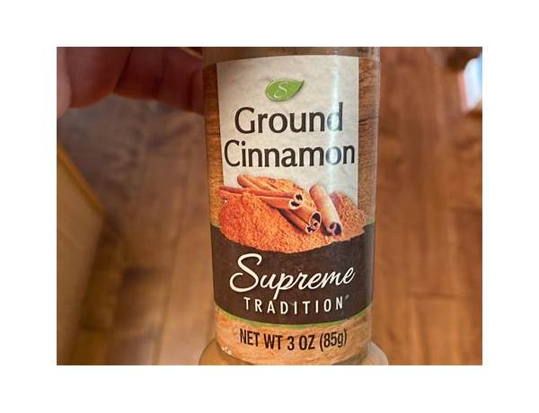 Ground cinnamon food facts