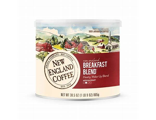 Ground coffee, breakfast blend food facts
