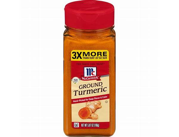 Ground turmeric seasoning food facts