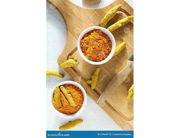 Ground turmeric seasoning ingredients