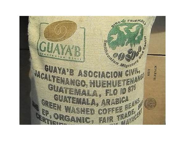 Guatemala guaya'b coffee nutrition facts