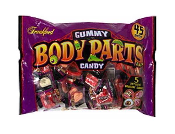 Gummy body parts food facts