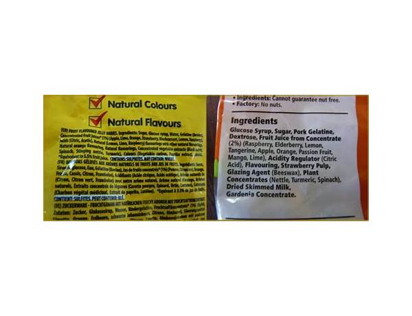 Gummy candy ingredients