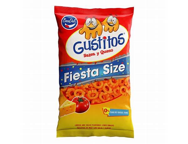 Gustitos  salsa y queso fiesta size food facts