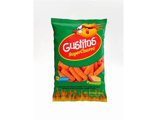 Gustitos súper churro picantillo food facts