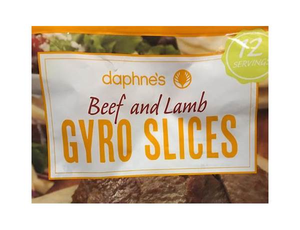 Gyros slices food facts