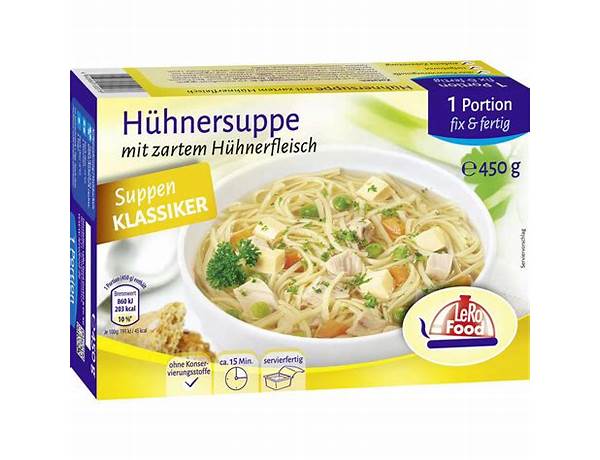 Hühnersuppe food facts