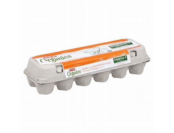 H-e-b organics cage free jumbo brown eggs ingredients