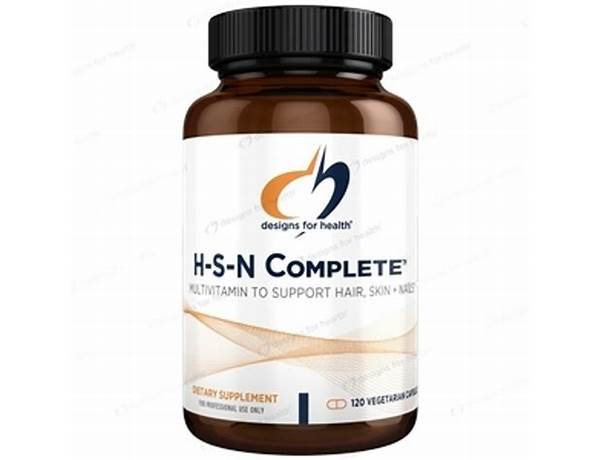 H-s-n complete nutrition facts