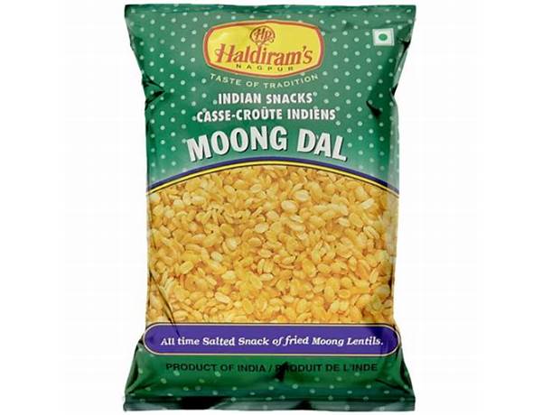 Haldiram's moong dal food facts