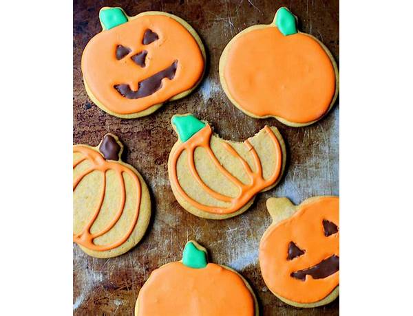 Halloween orange pumpkin cookies food facts