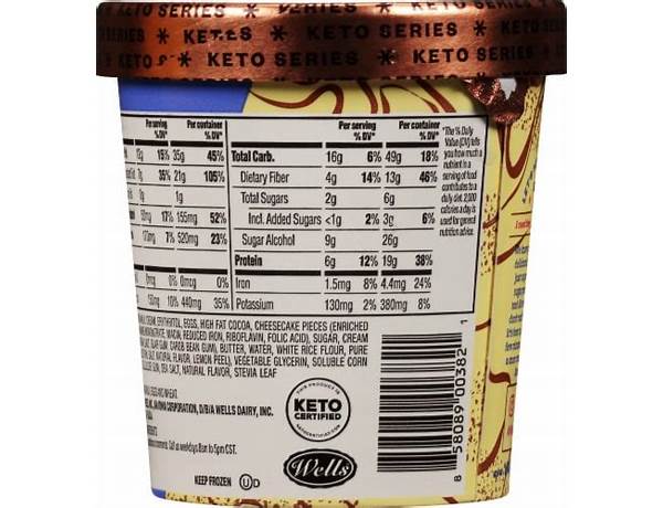 Halo top chocolate cheesecake nutrition facts