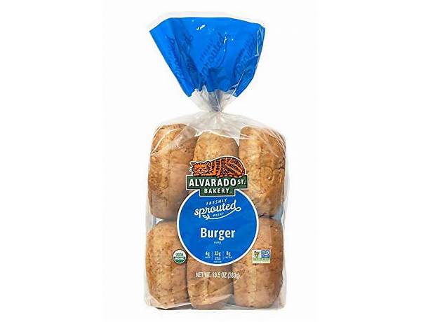 Hamburger sprouted whole grain buns, hamburger nutrition facts