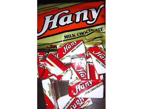 Hany milk choco ingredients