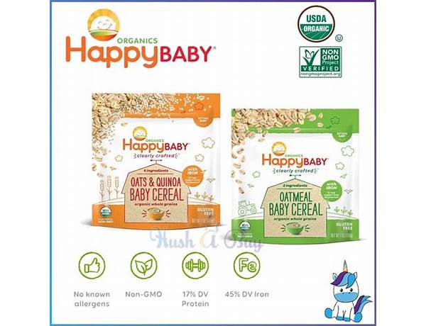 Happybaby nutrition facts