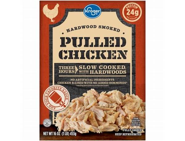 Hardwood smoked pulled chicken nutrition facts