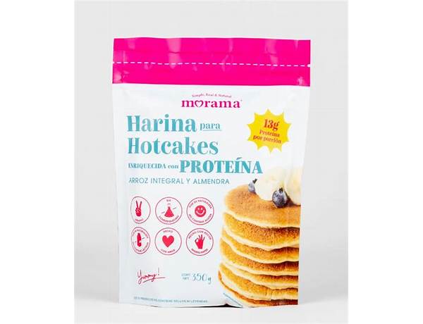 Harina para hotcakes enriquecida con proteina food facts