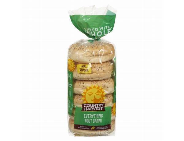 Harvest bagels food facts