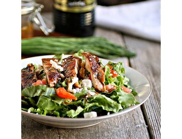 Harvest salad with grilled chicken and creamy dijon dressing ingredients