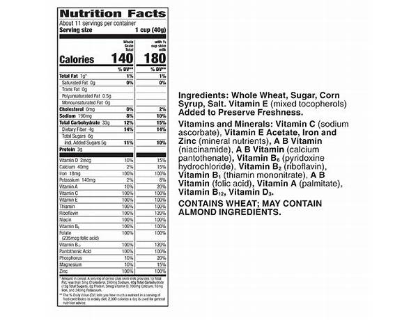 Havregrynsgröt nutrition facts