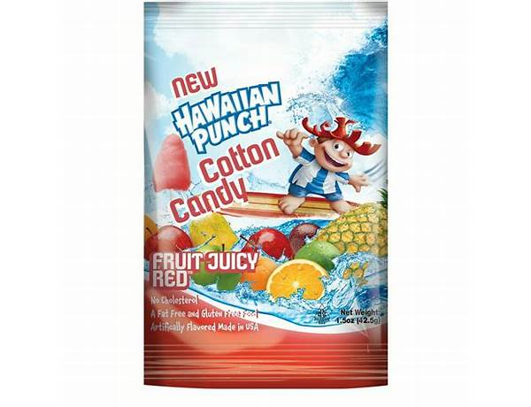 Hawaiian punch, cotton candy food facts
