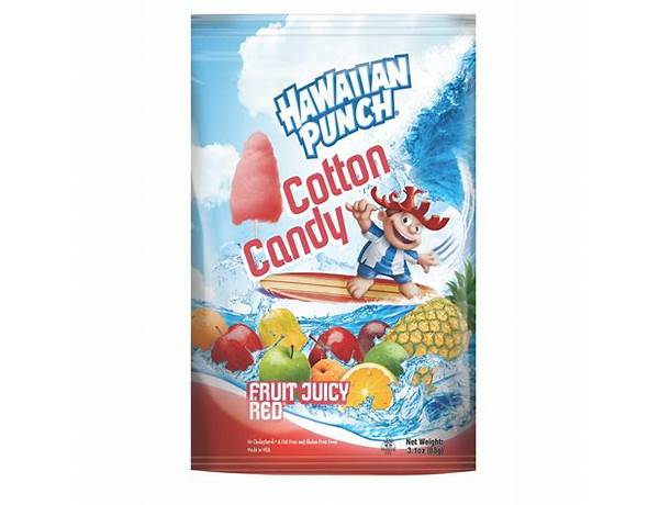 Hawaiian punch, cotton candy ingredients