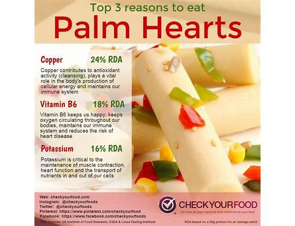 Heart of palm food facts