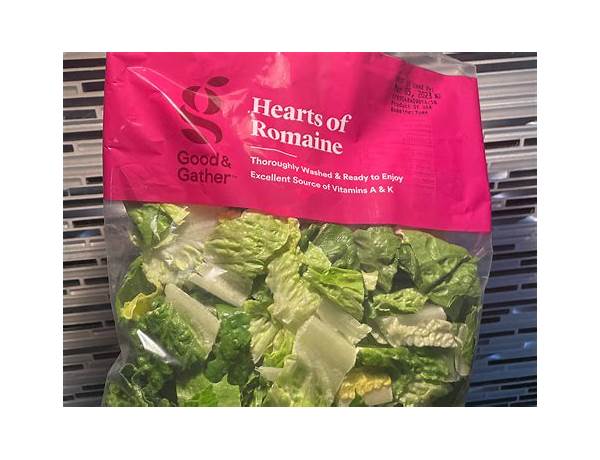 Hearts of romain nutrition facts