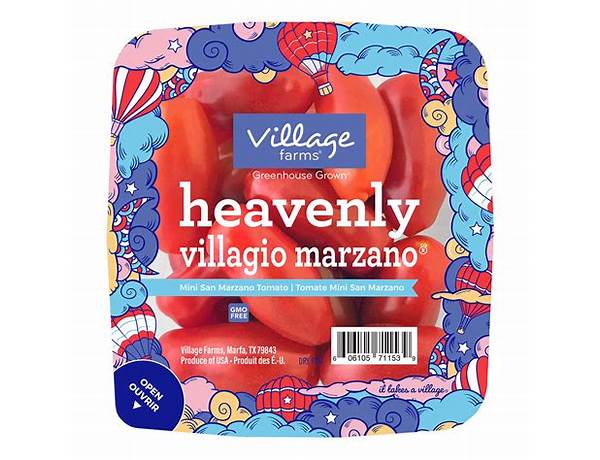 Heavenly villagio marzano ingredients