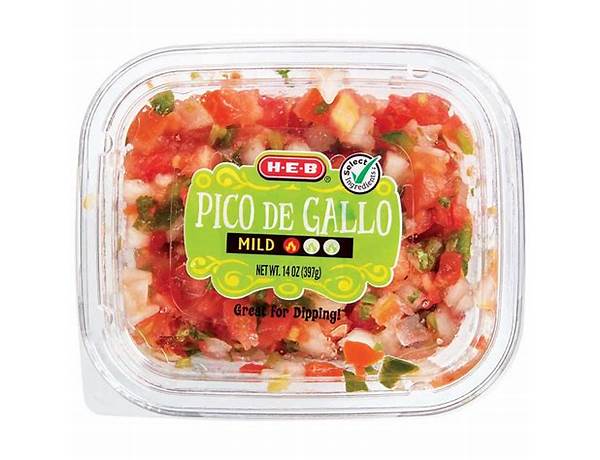 Heb pico de gallo food facts