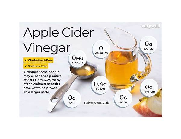 Heinen's apple cider vinegar nutrition facts