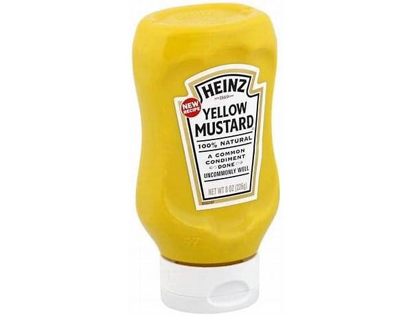 Heinz yellow mustard food facts