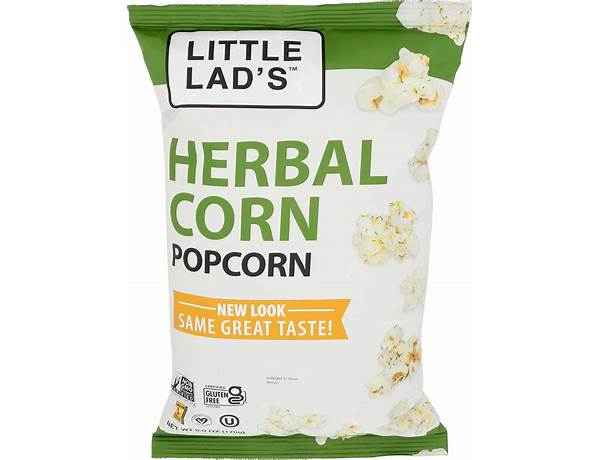 Herbal corn popcorn ingredients