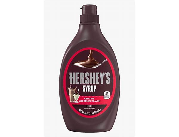 Heresy's chocolate syrup food facts
