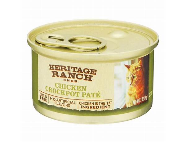 Heritage ranch chicken crockpot pate nutrition facts