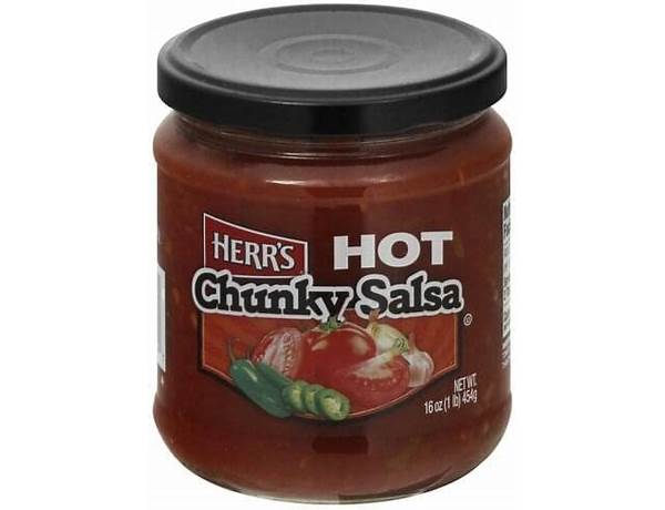 Herr's chunky hot salsa nutrition facts