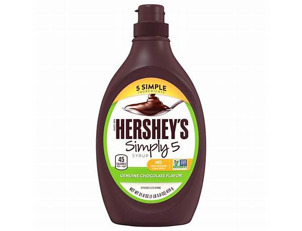 Hershey's simply 5 syrup food facts