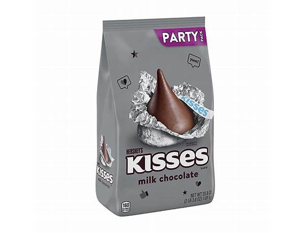 Hershey’s kisses milk chocolate food facts