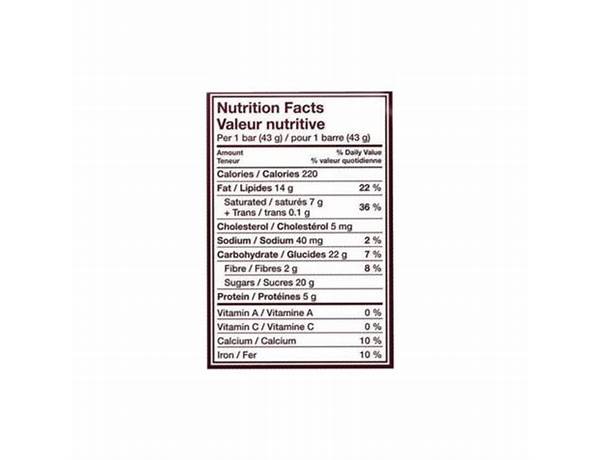 Hershey 4ct chocolate food facts