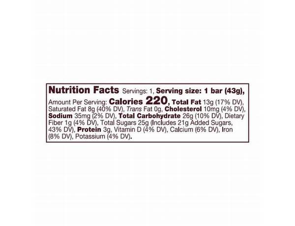 Hershey 4ct smore nutrition facts