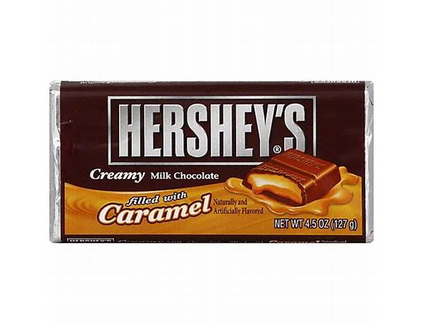 Hersheys milk chocolate filled with caramel food facts