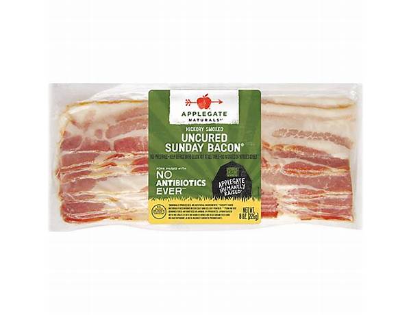 Hickory smoked uncured sunday bacon food facts