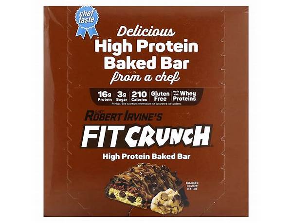 High protein baked bar food facts