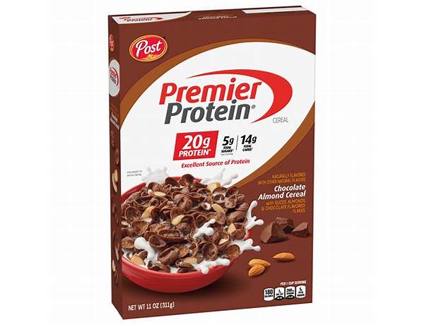 High protein granola choc almond food facts