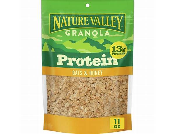 High protein granola honey nut food facts