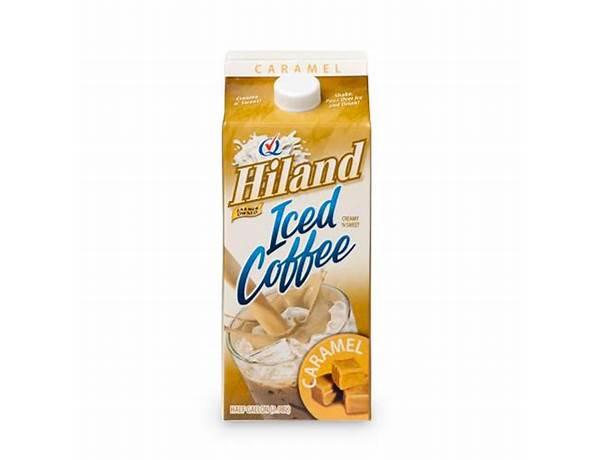 Hiland iced coffee vanilla food facts